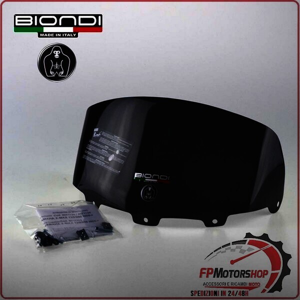 CUPOLINO PARABREZZA SCOOTER PER YAMAHA X-MAX 125 FUME BIONDI 125/250 2005>2008