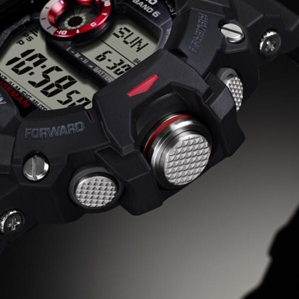 Pre-owned G-shock Casio  Gw-9400j-1jf Master Of Rangeman Triple Sensor Ver.3