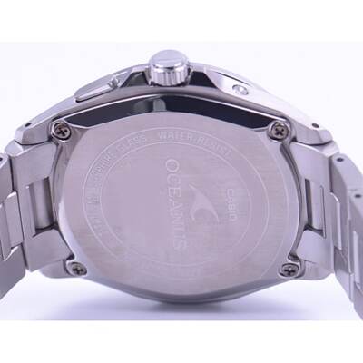 Pre-owned Casio Oceanus Ocw-s100-1ajf Men's Solar Power Titanium Watch Jdm