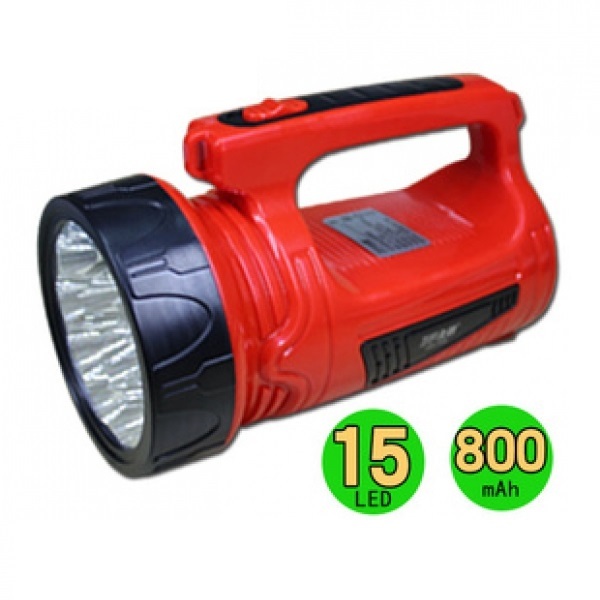 Torcia Ricaricabile Luce 15 Led LED-7065 Switch Luce Forte Debole hsb