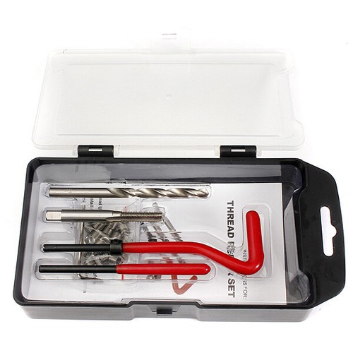 M12 X1.5 X 16.3MM Metric Thread Repair Insert Kit Helicoil Set Tool AU