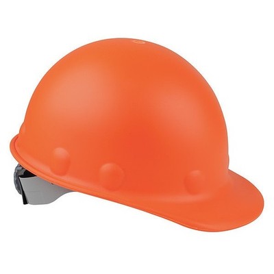 Hard Hat Fiberglass Front Brim Orange 8 Point Ratchet Safety Helmet Type 1 G