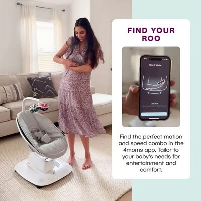 BRAND NEW 4moms mamaRoo Multi-Motion Baby Swing - Gray Classic