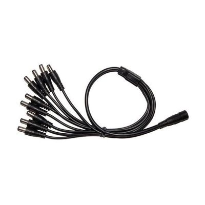 1-to-9 DC Power Splitter Cable with 5.5x2.1mm Plugs for CCTV (CS19)