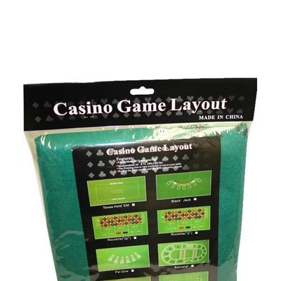 MRC POKER 2 side classic game layout: Roulette and Craps