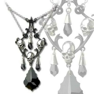 Carmilla's Chandelier Pendant Pewter ALCHEMY GOTHIC