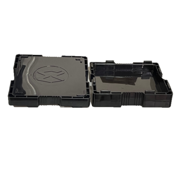 Empty Interlocking Black Monster Box for Bullion Storage