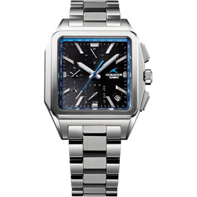 Pre-owned Casio International Warranty Ocw-t5000-1ajf Oceanus Radio Solar Men's Watch