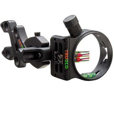 New TruGlo Storm 5 Pin Black Bow Sight (.019) Pins w/ LED Light TG3015B