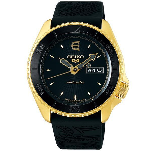 Pre-owned Seiko 5 Sports Sbsa104 Evisen Skateboards Collaboration Limited Automatic Watch