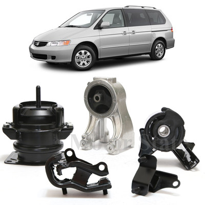 For 99 00 01 02 03 04 Honda Odyssey Front Rear Right Engine Motor & Trans Mounts
