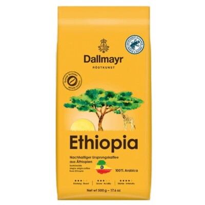 DALLMAYR Ethiopia Coffee Beans 500g / 17.6 oz