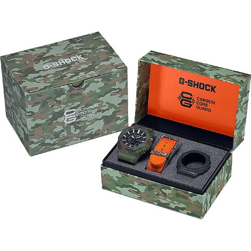 Pre-owned Casio Gae-2100we-3ajr [g-shock Wilderness Adventurer Image Model Rubber Band]