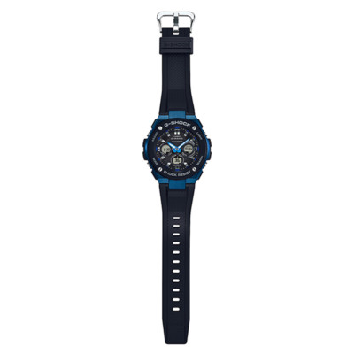 Pre-owned Casio G-shock Gst-w300g-1a2jf G-steel Atomic Radio Watch Japan Gst-w300g-1a2