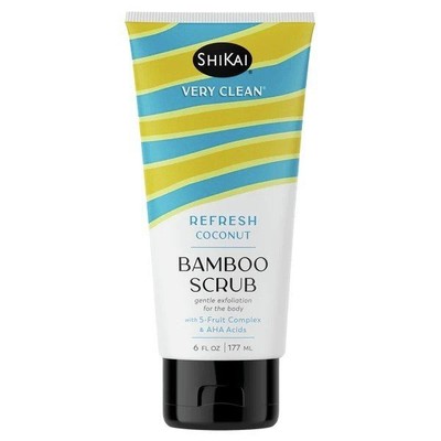 Shikai Very Clean Bamboo Scrub Refresh-Coconut 6 унций жидкости