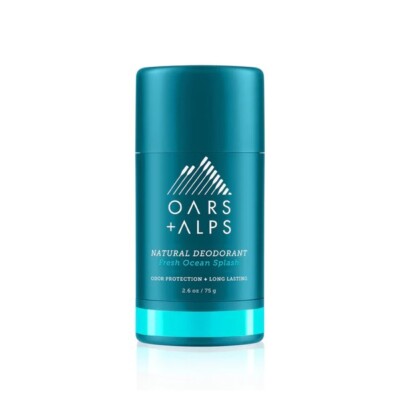 NEW Oars + Alps Mens Aluminum-Free Natural Deodorant Fresh Ocean Splash (2.6 oz)