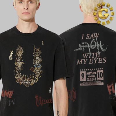 Travis Scott Utopia Circus Maximus Tour 2024 - Nyc Metlife Stadium Unisex Tee