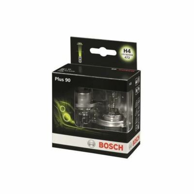 BOSCH PLUS 90 H4 Bulbs (set of 2) up to 90% more light than standard bulbs