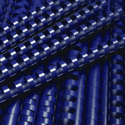 19 Ring Binding Comb Navy Blue 1/4'' 100pcs