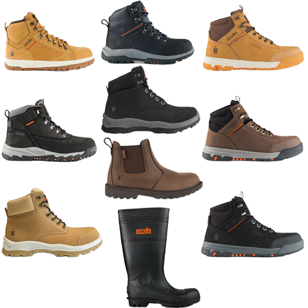 Scruffs Safety Work Boots Trainers Shoes Wellies Various Styles