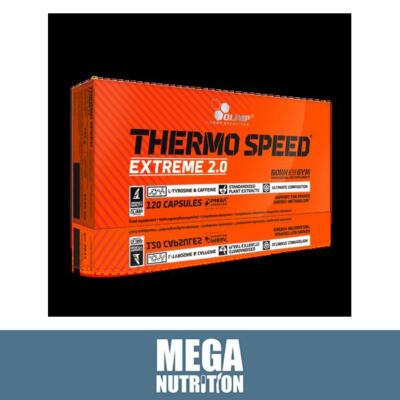 ThermoSpeed Extreme Fat Burner 120 Mega Caps Weight Loss Diet Pill Lean Muscle