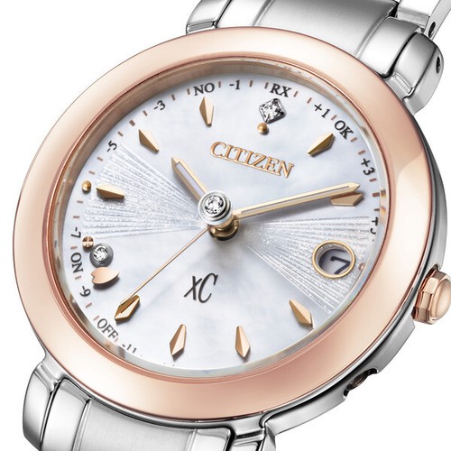 Pre-owned Citizen Es9445-73w [xc Hikari Collection Titania Happy Flight Floret Diamond]new