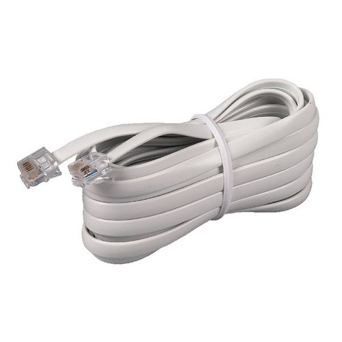 Телефонный шнур RCA TP231WHR, 15 футов, Белый