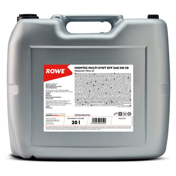 ROWE HIGHTEC MULTI SYNT DPF SAE 5W-30 Motorenöl 20 Liter