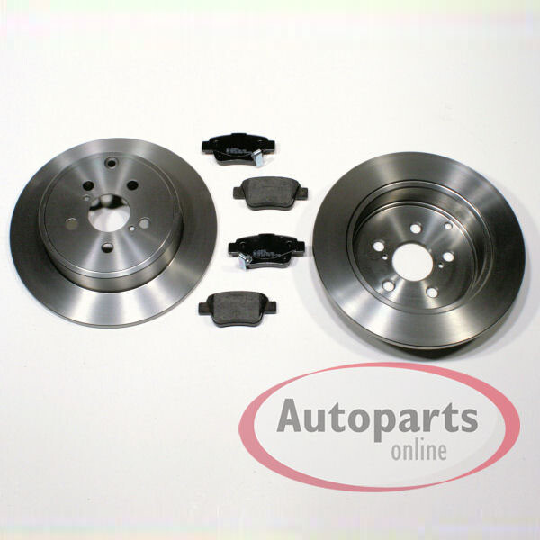 Bremsscheiben 290 Mm BremsbelÃ¤Ge Hinten Passend FÃ¼R Toyota Corolla Verso