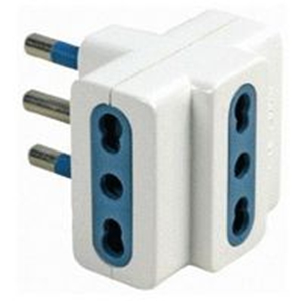 Adattatore Multipresa 16A 3 Presa 10/16A Bipasso 250V Max 1500W moc