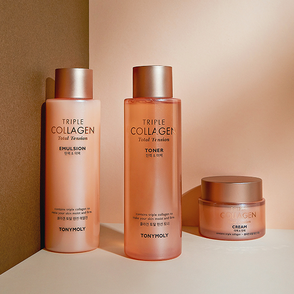 TONYMOLY Triple Collagen Total Tension 3PCS Set–Toner