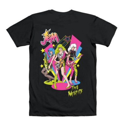 Jem And The Holograms The Misfits T-shirt Cotton Tee Shirt Size S-4XL US271