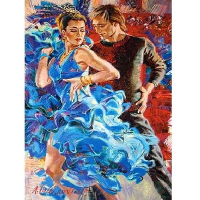1000 TEILE PUZZLE DANCE IN THE TURQUOISE TONES CASTORLAND 103287