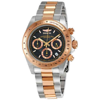 Мужские часы Invicta Professional Speedway Chronograph с черным циферблатом 6932