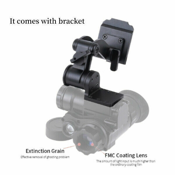 NVG10 Helmet Night Vision Goggle 1920x1080p Green Tactical Monocular With Mount