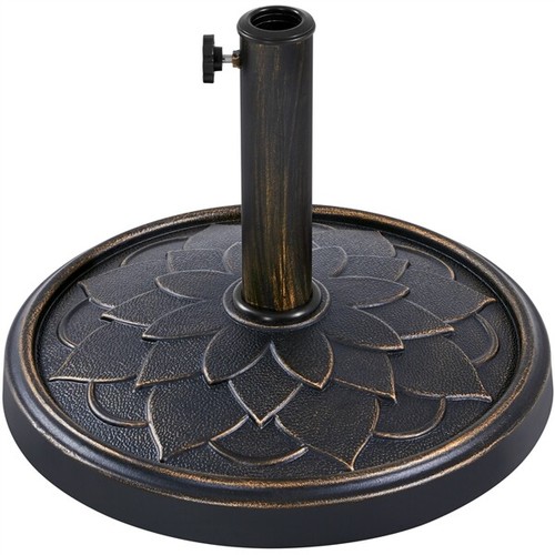 26.5 lb Patio Umbrella Base 18'' Dia. Round Heavy Duty
