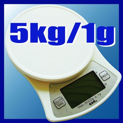 G&G 5KG/1G KÜCHENWAAGE BRIEFWAAGE FEINWAAGE DIGITALWAAGE KD