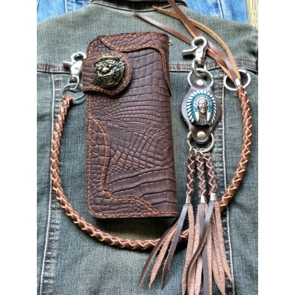 小物 Life LEATHER CHAIN WALLET CODE Llife（ライフ）の「Llife LEATHER CHAIN WALLET CODE