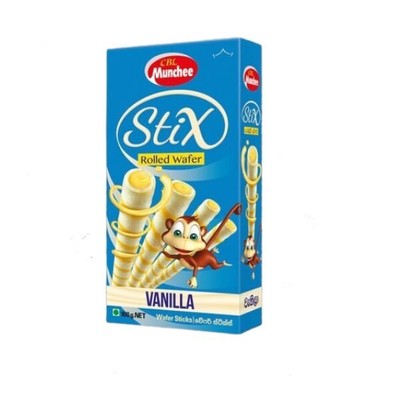 Ceylon Munchee Vanilla Stix Rolled Wafer Sticks Sri Lanka Best Product 100g  New
