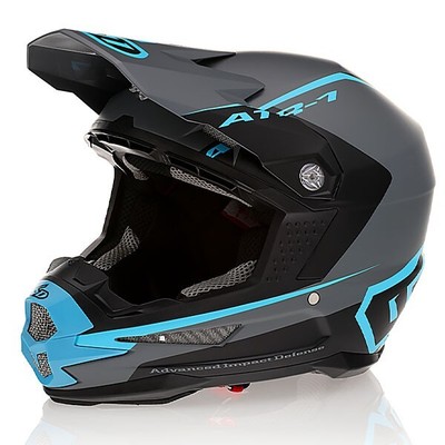 6D - ATR-1 STEALTH HELMET MEDIUM STEALTH CYAN MATTE