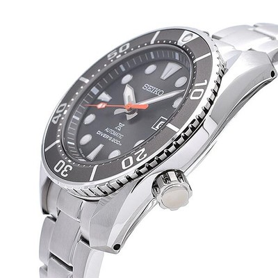 Pre-owned Seiko Prospex Diver Scuba Sbdc097 Black Mechanical Automatic Men Watch Box