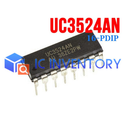 5PCS UC3524AN Encapsulation:DIP16,Advanced Regulating Pulse Width Modulators new