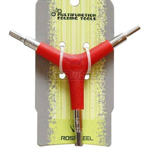 Bicycle Cycling 3 Way Y Type Allen Hex Wrench Tool O7C6 4//5//6mm Bike Size U9F2