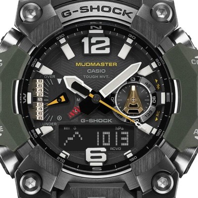 Pre-owned Casio G-shock Master Of Series Mudmaster Gwg-b1000-3ajf Bluetooth Khaki