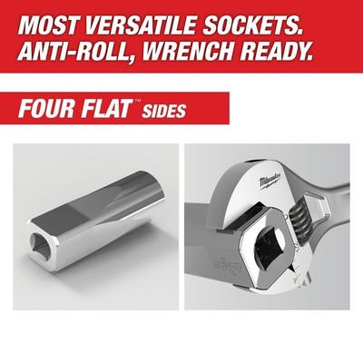 Milwaukee Tool 48-22-9481 3/8” Drive 28Pc Ratchet & Socket Set W/Packout