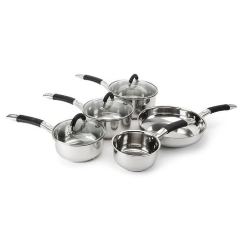 Equinox Ausstechring-Set, 4 Stück – Edelstahl Mit Schieber, Ø 8cm, Für Desserts & Vorspeisen