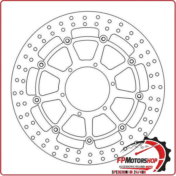 DISCO FRENO MOTO PER HONDA CBR600F 04>06 CBR 600F SPORT HORNET 900 FERODO 