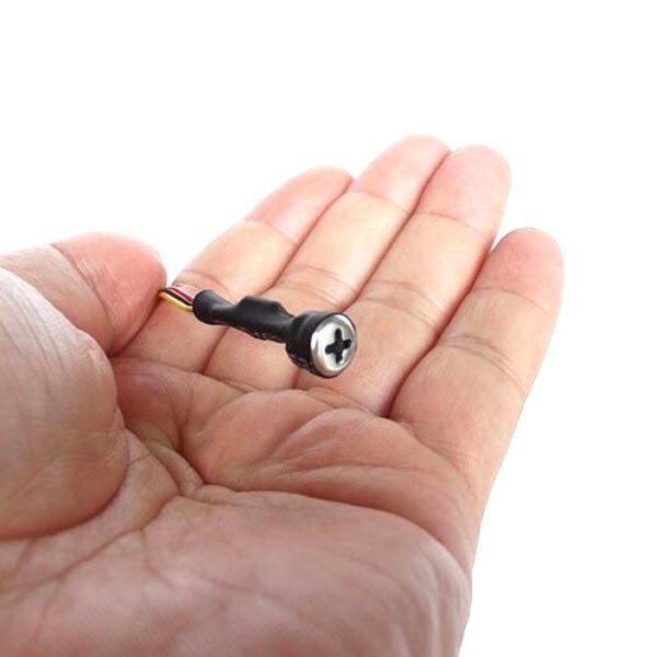 DIY Smallest 1200tvl HD Screw Audio Video micro security mini