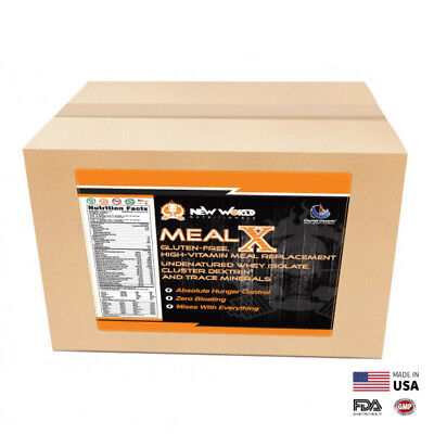 15lb MealX Bulk Meal Replacement Weight Loss Shake Gluten-Fr