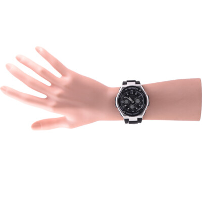 Pre-owned Casio International Warranty Gst-w300-1ajf G-shcok G-steel Radio Solar Men's Watch